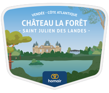 Camping Château La Forêt Logo Logo