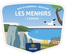 Camping Les Menhirs Logo Logo