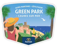 Camping Green Park Logo Logo