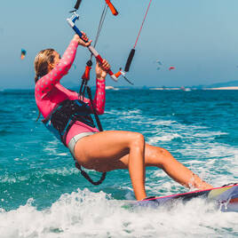 Kite surf à proximité du Camping Village Western à Hourtin Tohapi