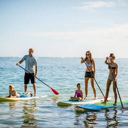 Paddle Board Camping El Garrofer Sitges Tohapi
