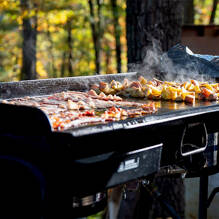 Plancha gaz autorisée au Camping Les Grottes de Roffy à Sainte-Nathalène Tohapi