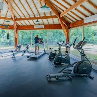 Camping avec salle de sport