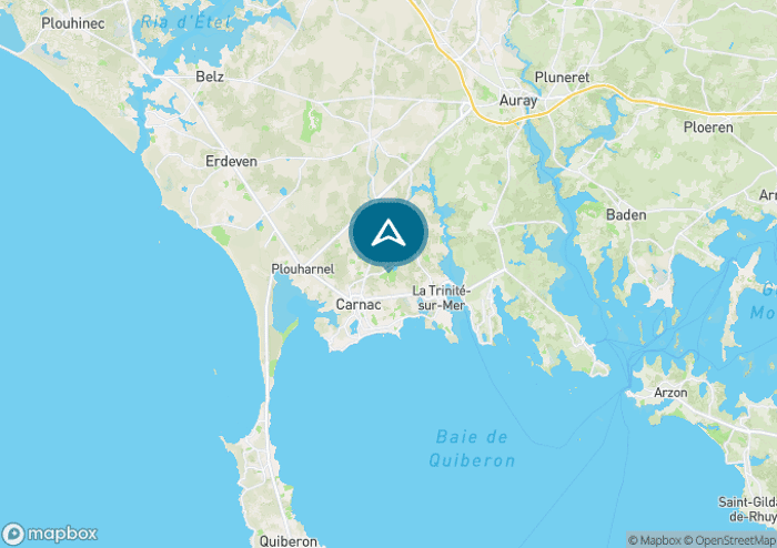 Localisez le camping sur la carte