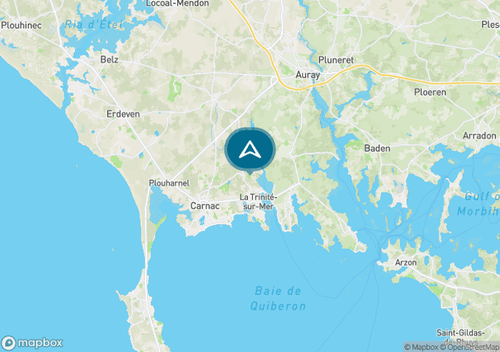 Localisez le camping sur la carte