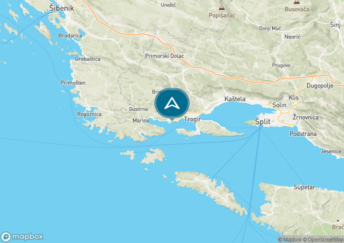 Localisez le camping sur la carte