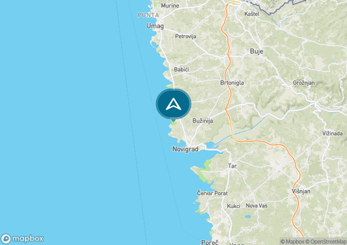 Localisez le camping sur la carte