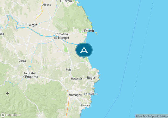 Localisez le camping sur la carte