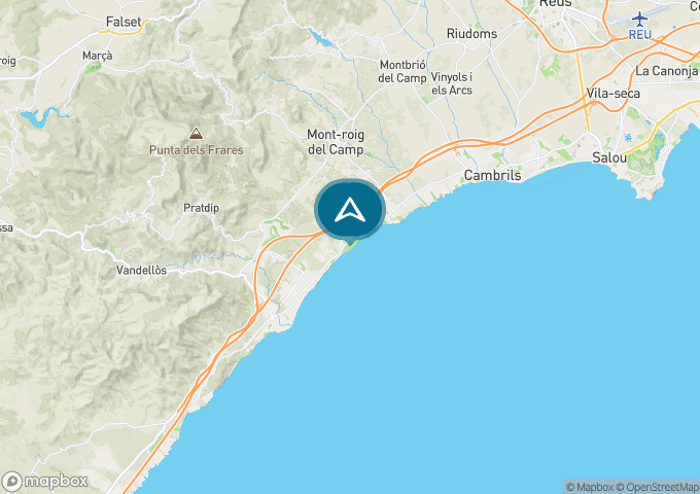 Localisez le camping sur la carte