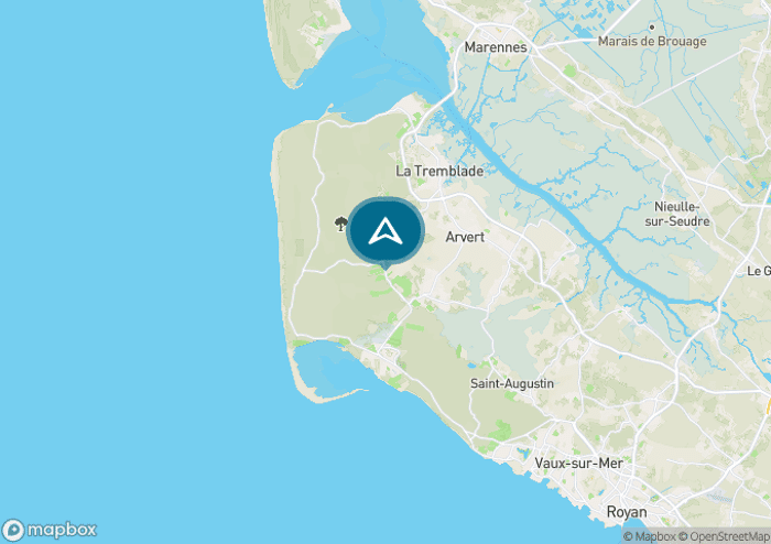 Localisez le camping sur la carte