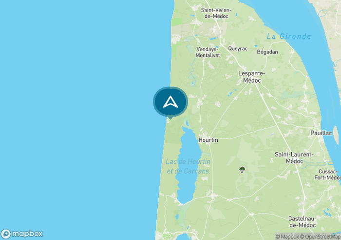 Localisez le camping sur la carte