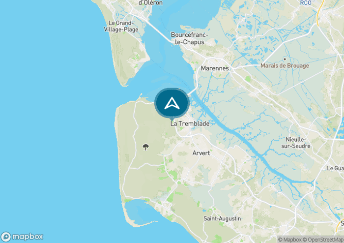 Localisez le camping sur la carte