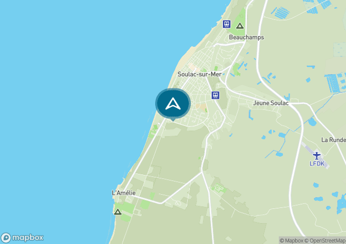 Localisez le camping sur la carte