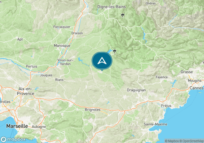 Localisez le camping sur la carte