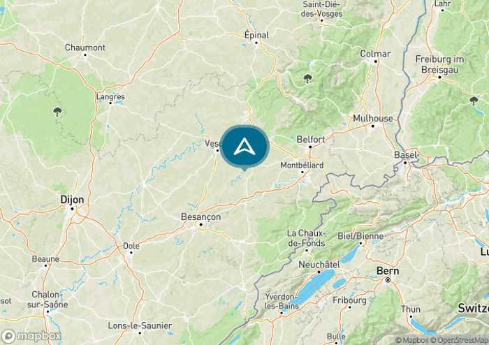 Localisez le camping sur la carte