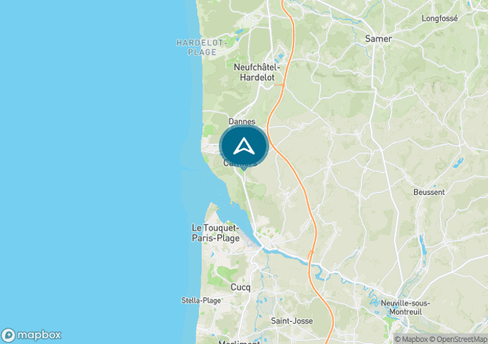 Localisez le camping sur la carte