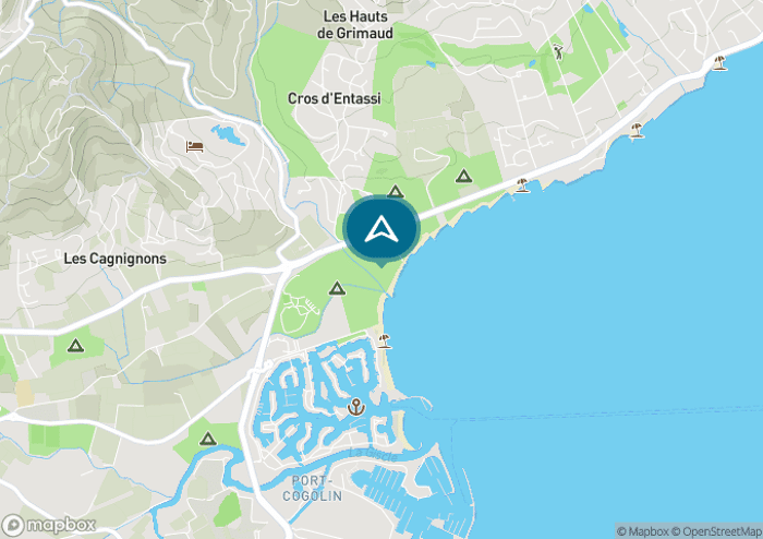 Localisez le camping sur la carte