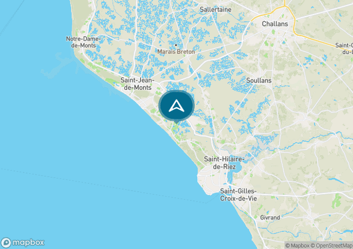 Localisez le camping sur la carte