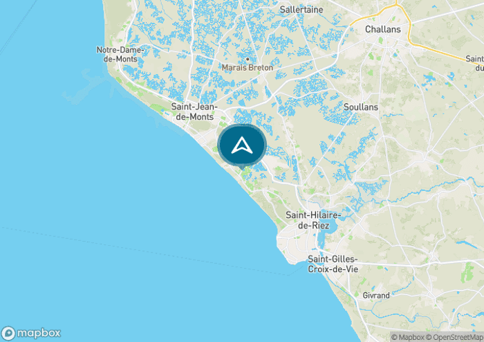 Localisez le camping sur la carte