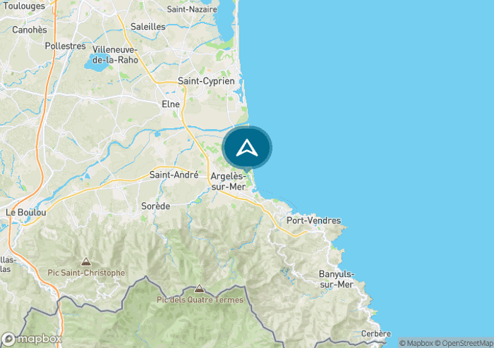 Localisez le camping sur la carte