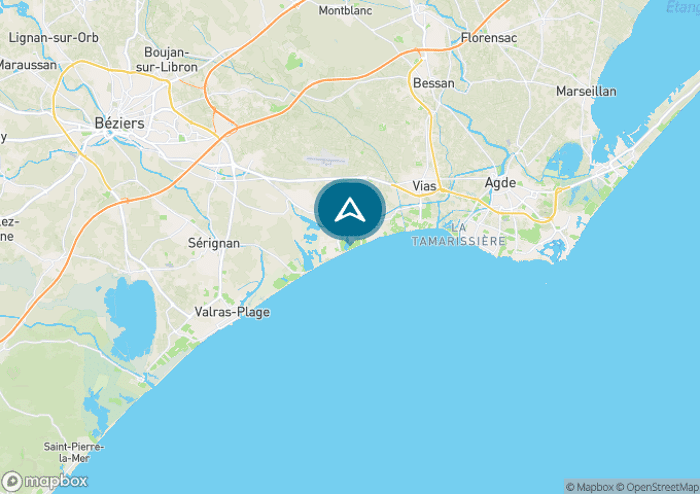 Localisez le camping sur la carte