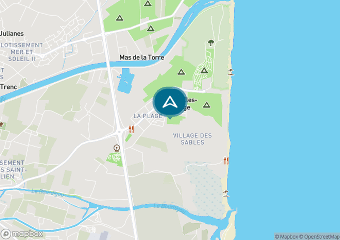 Localisez le camping sur la carte