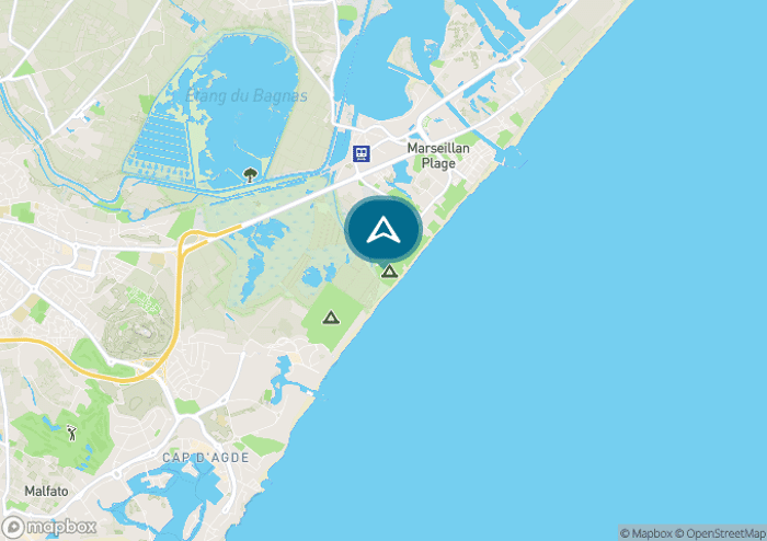 Localisez le camping sur la carte