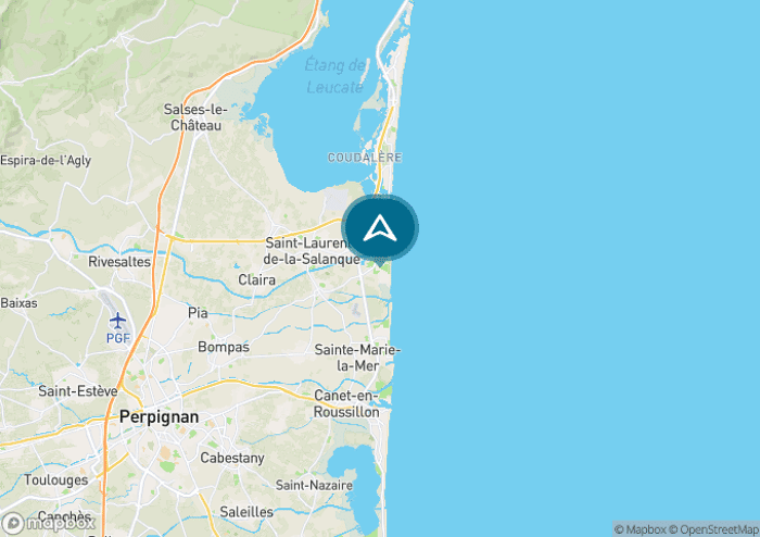 Localisez le camping sur la carte