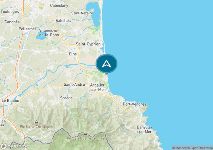 Localisez le camping sur la carte