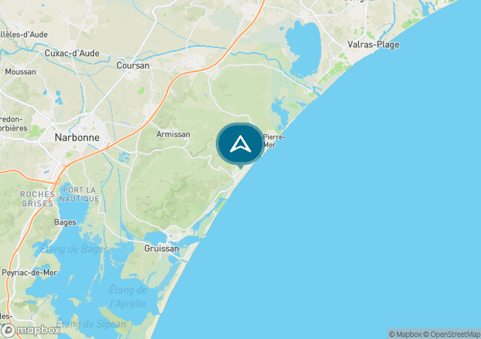 Localisez le camping sur la carte