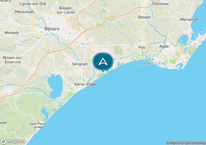 Localisez le camping sur la carte